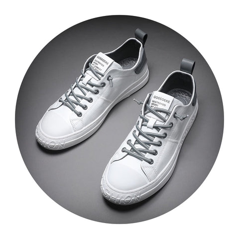 Men's Flat Shoes Trend Leather