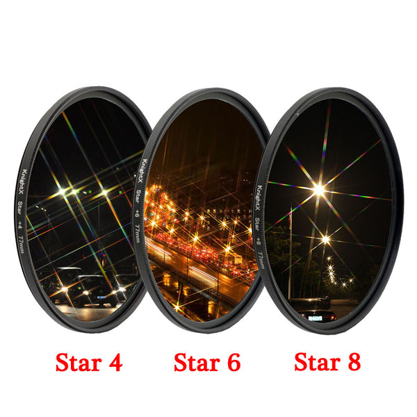 Original KnightX Star Line Camera Lens Filters