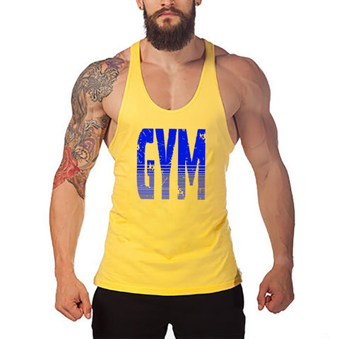 Bodybuilding and Fitness Cotton sleeveless shirts tank top
