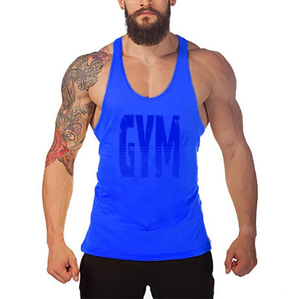 Bodybuilding and Fitness Cotton sleeveless shirts tank top