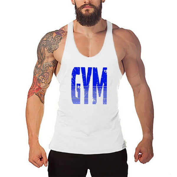 Bodybuilding and Fitness Cotton sleeveless shirts tank top