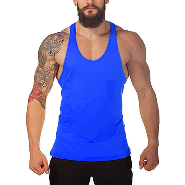 Bodybuilding and Fitness Cotton sleeveless shirts tank top