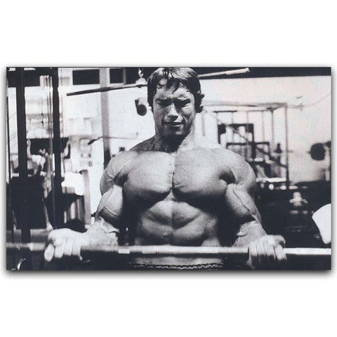 EF® Arnold Schwarzenegger Bodybuilding Motivational Art Print for Room Wall Decor