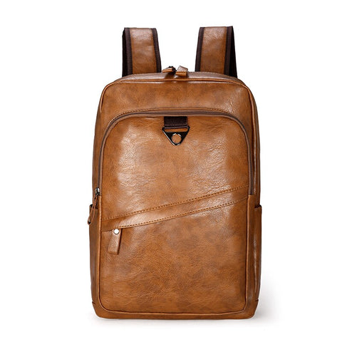 Large Laptop Backpack for Men made with Suede Leather