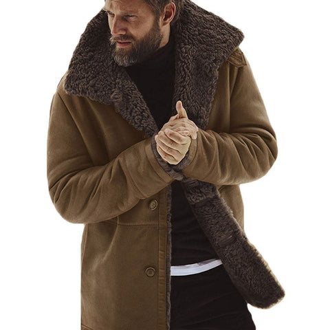 Fleece Winter Coat Jacket for Men