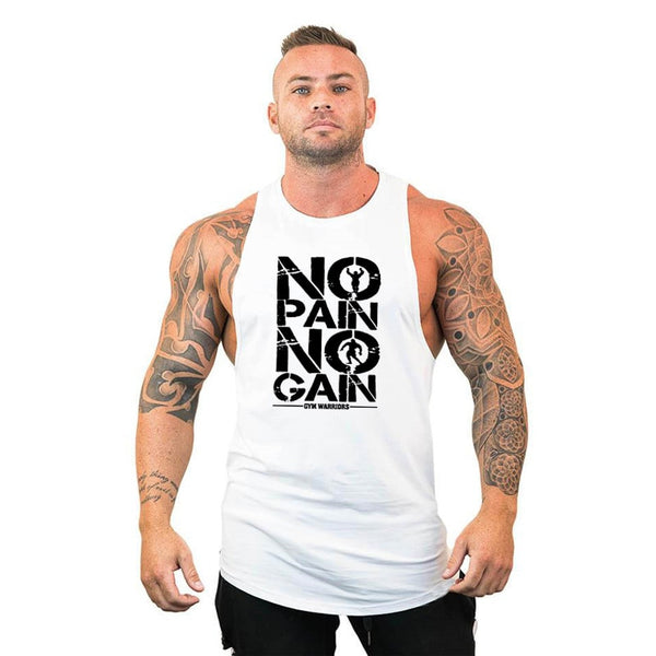 Mens Bodybuilding Hooded Tank Top Cotton Sleeveless Vest