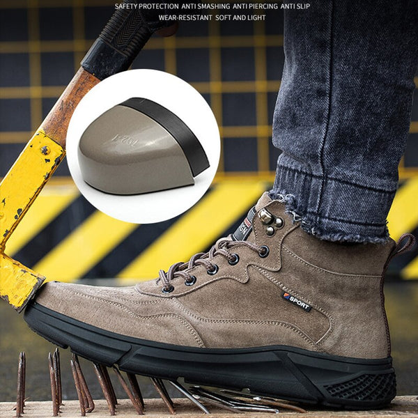 High Top Safety Work Shoes for Men