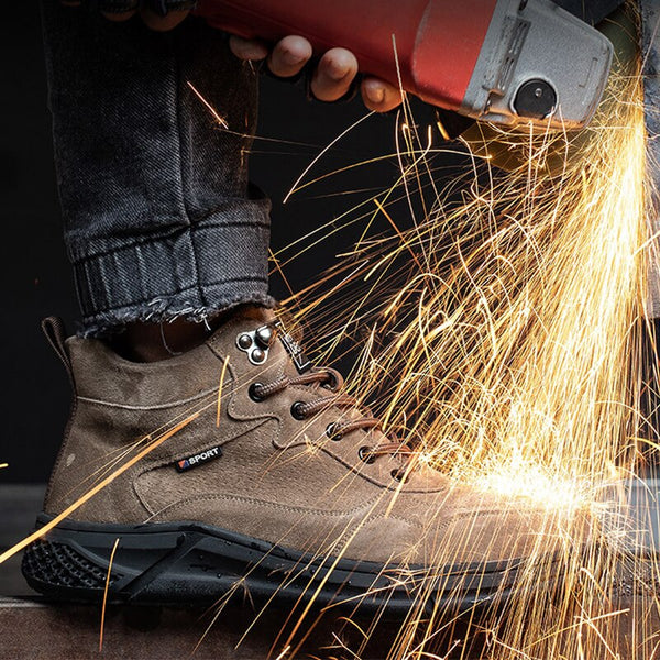 High Top Safety Work Shoes for Men