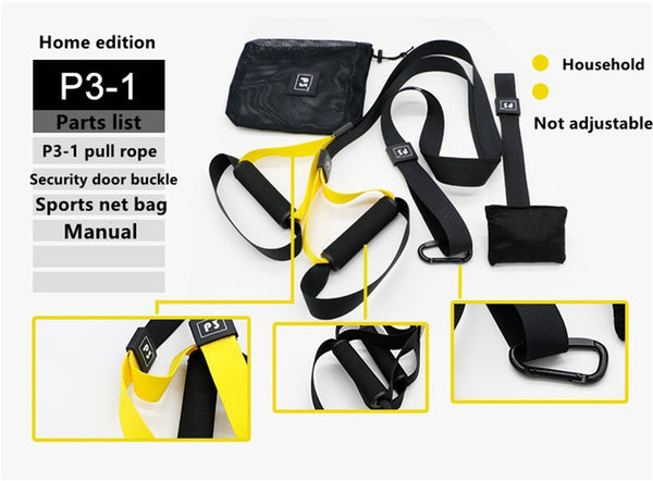 Fitness Hanging Training Straps - Crossfit Suspension Exercise Adjustable Pull Rope