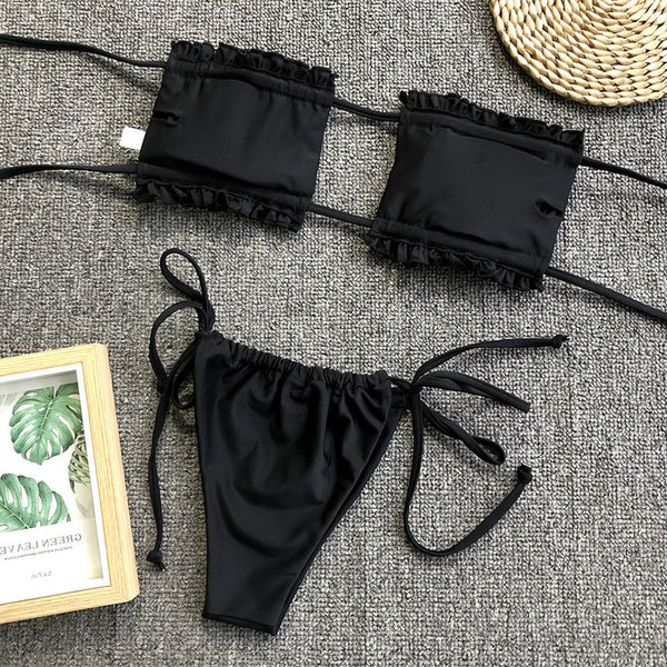 EF® Sexy Bikini Bandeau Swimsuit