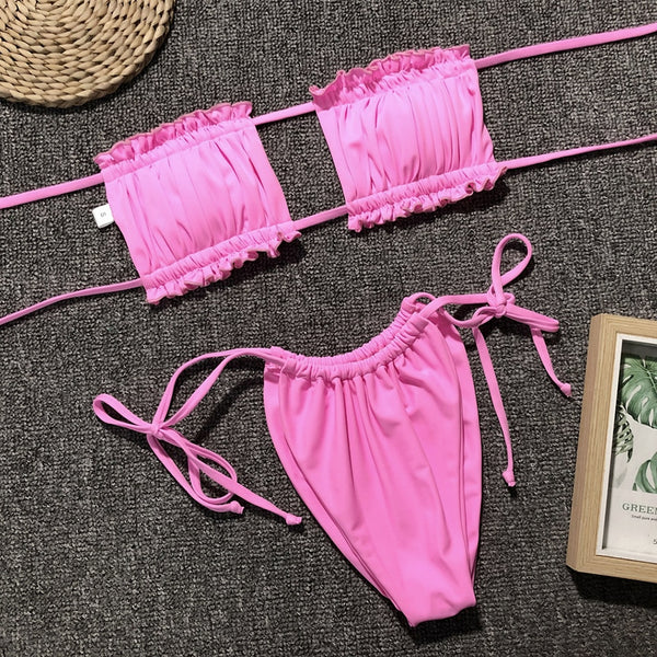 EF® Sexy Bikini Bandeau Swimsuit