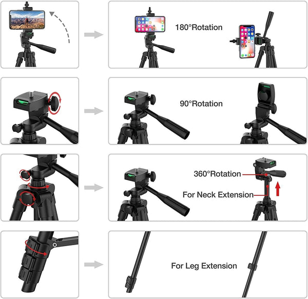 Flexible Extendable Youtube Tripod