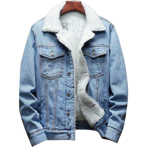 Warm Denim Jacket for Men