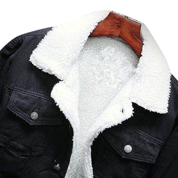 Warm Denim Jacket for Men