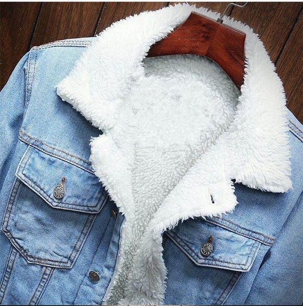 Warm Denim Jacket for Men