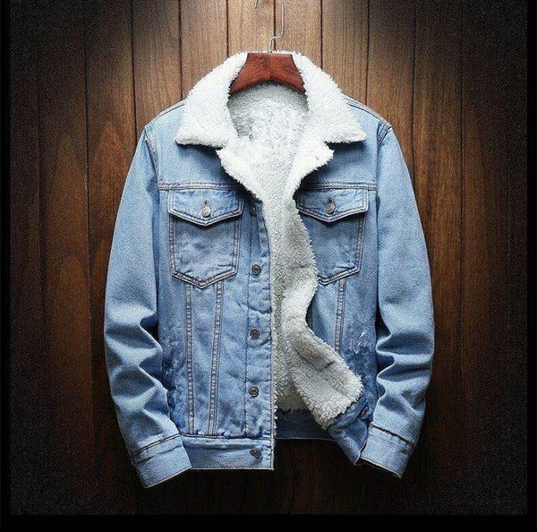 Warm Denim Jacket for Men