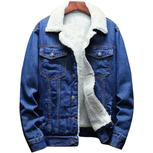 Warm Denim Jacket for Men