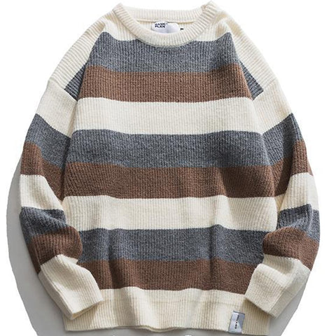 Stripe Japanese Style Sweater