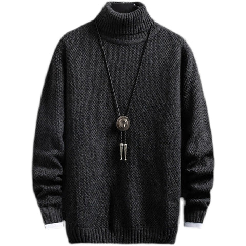 Turtleneck Wool Sweater for Men