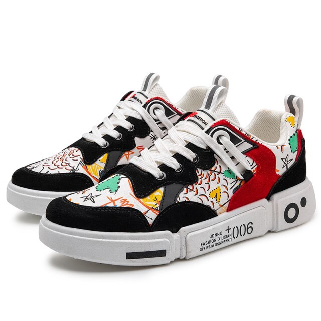 Graffiti Casual Shoes for Men