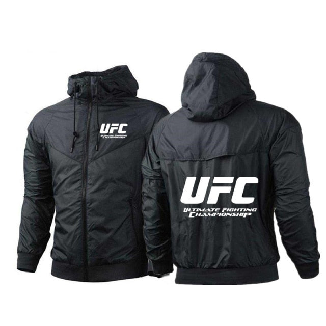 UFC High Street Men's Black Jacket with UFC Logo