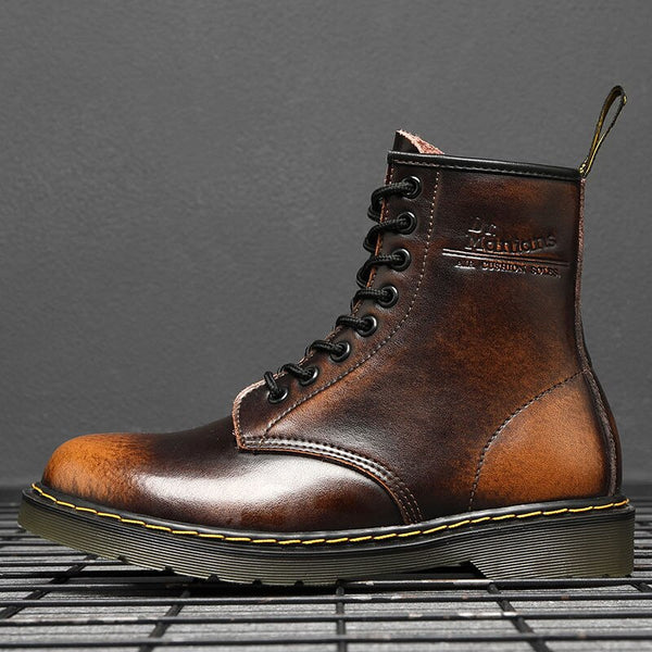 Leather Martin Boots for Men