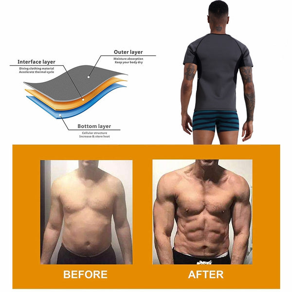 Slimming Sauna Vest Shirt for Men