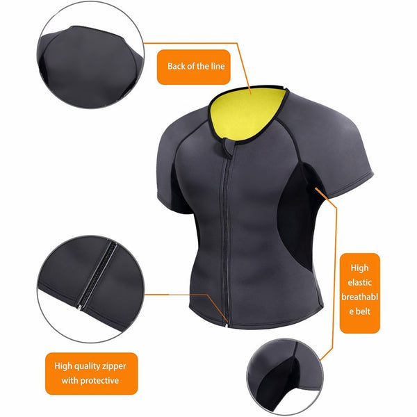 Slimming Sauna Vest Shirt for Men