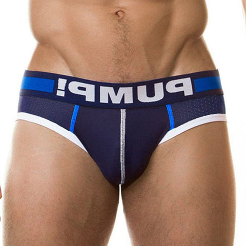 SexyMan Blue Mesh Briefs for Men